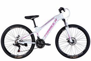 Велосипед AL 26" Formula BLACKWOOD DD FR рама-13" біло-рожевий 2025