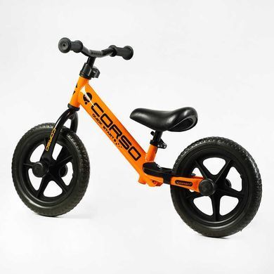 Біговел 12" Corso Sprint JR-01258 (2025), помаранчевий з чорним
