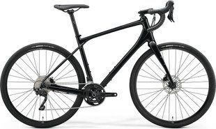 Велосипед гравийный 28" Merida SILEX 400 glossy black 2023, чорний, XL (56) 188-200 см, XXL (Ваш рост від 190 см)