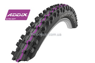 Покришка 27.5x2.35 650B (60-584) Schwalbe DIRTY DAN Downhill Evolutoin B/B-SK HS417 Addix U-Soft 2x67EPI