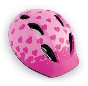 Шолом дитячий MET Buddy / Super Buddy Pink Hearts matt