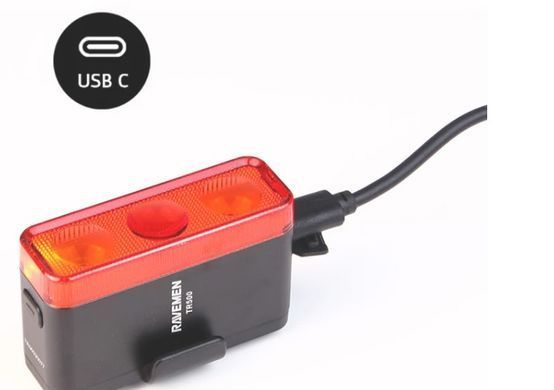 Задний свет Ravemen TR500 (500 lm, 1600 mAh) с датчиком движения