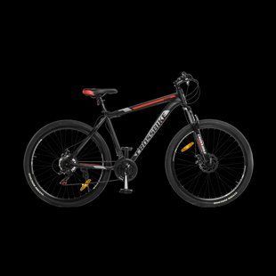 Велосипед CrossBike Storm 27" рама 19" чорний-червоний