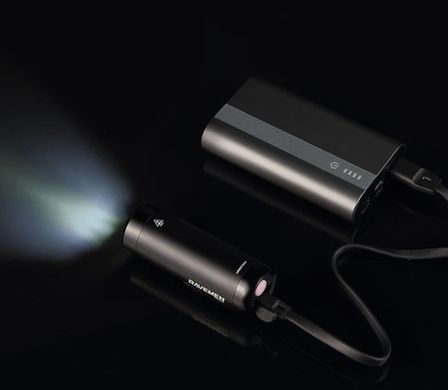 Велосипедна фара Ravemen CR600 (600 lm, 1600 mAh) дротова кнопка