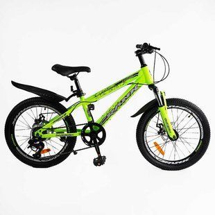 Велосипед 20'' CORSO Crank, стальная рама, 7 скоростей CR-20630