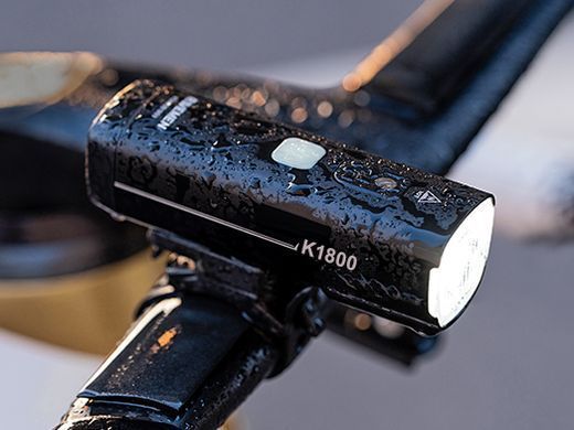 Велосипедная фара Ravemen K1800 (1800 lm, 5000 mAh) с датчиком освещенности