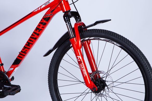 Велосипед AL 26" Discovery BASTION DD CS рама-13" червоно-чорний 2025