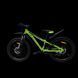 Велосипед 24" Crossbike Dragster Susp, рама 11" підлітковий, зелений - 1