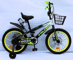 Велосипед 18" Corso Falcon, сталь, дискові гальма FL-18107