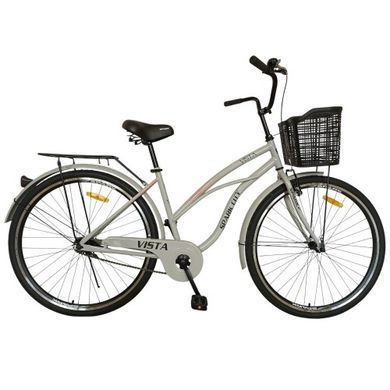Велосипед SPARK CITY VISTA 28", сталева рама - 18" світло-сірий