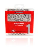 Ланцюг SRAM PC1 Срібний 114 ланок, 1 швидкість