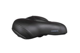 Седло ONRIDE Seam, стальные рамки, 255х210 мм, с эластомером, черный
