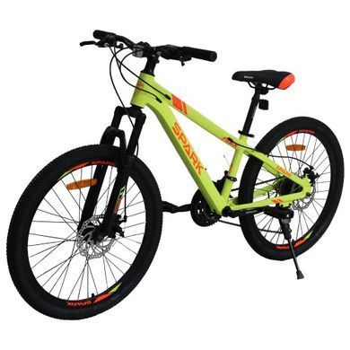 Велосипед SPARK FLEX 24", алюмінієва рама - 12" неоново жовтий