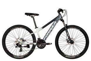 Велосипед підлітковий 26" Formula F-1 DD, рама-13" алюміній, чорно-білий, shimano