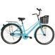 Велосипед SPARK CITY MIRA 28", сталева рама - 18" світло-блакитний - 2