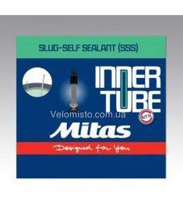 Камера 26" x 1.50-2.10" (37/54x559) FV 33мм MITAS (RUBENA) Slug self sealant D07SF BSC 0,9 mm,гель, в коробк