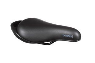 Седло ONRIDE Vector, стальные рамки, 247х143 мм, детский, черный