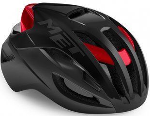 Шлем MET Rivale Black Red | Matt Glossy