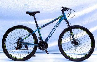 Велосипед Corso 27.5" "Project" C-27715 рама алюминиевая 15,5" , 21 скорость SunRun, синий с белым