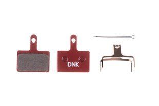 Гальмівні колодки дискові DNK B01, напівметал (для Shimano MT200, Tektro, TRP, Promax)