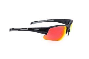 Очки ONRIDE Lead 20 матовые черные с линзами Revo Red (17%)