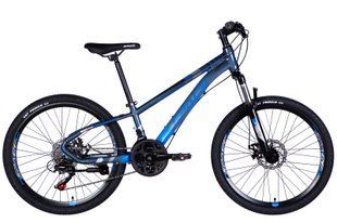 Велосипед 26" SPACE MERCURY DD FR, рама-13" алюминий, серо-синий