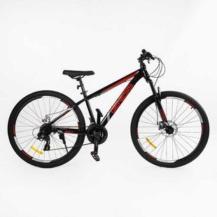 Велосипед Corso Genesis 27.5" сталь, дискові гальма, рама 15,5" GS-27499