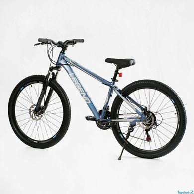Велосипед CORSO &laquo;Legend&raquo; 27,5" LG-27554 рама алюминиевая 15,5", оборудование Shimano 21 скорость