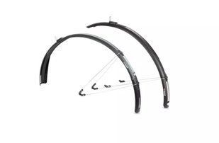 Крылья Zefal 26-28" Paragon C40 Set (2541) пластиков. cтационарн. передн.+ задн. длинные с метал. опорами, черн.