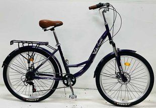 Велосипед 26" Corso Viola VL-26520 (2025), темно-синій