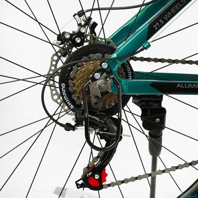 Велосипед CORSO &laquo;Legend&raquo; 27,5" LG-27812 рама алюминиевая 15,5", оборудование Shimano 21 скорость