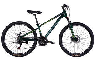 Велосипед AL 26" Formula MOTION DD FR рама-13" зеленый 2026