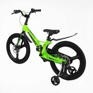 Велосипед Corso Connect 20", магнієва рама, литі диски, дискові гальма MG-20269, зелений