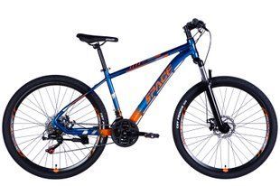 Велосипед 27,5" SPACE MERCURY DD FR, рама-17" алюминий, сине-оранжевый