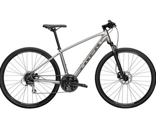 Велосипед Trek Dual Sport 2 28" серебристый 2021