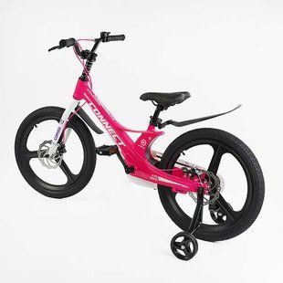 Велосипед Corso Connect 20", магнієва рама, литі диски, дискові гальма MG-20618, рожевий