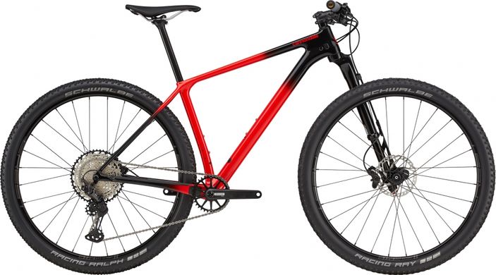 Велосипед 29 "Cannondale F-Si Carbon 3 rally red 2021