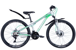 Велосипед ST 26" Discovery TREK AM DD з крилом Pl 2024 (сріблястий)