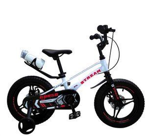Велосипед 14" Corso Stream, магний SM-14523 белый