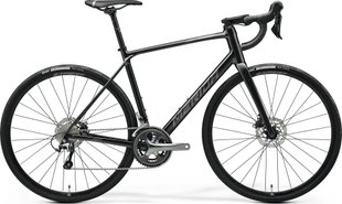 Велосипед шосейний 28" Merida SCULTURA ENDURANCE 300 silk black/dark silver 2023