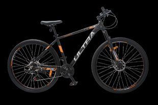 Велосипед CrossBike ULTRA 29" 19" Чорний-Помаранчевий 2026