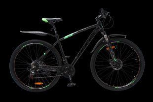 Велосипед Crossbike Pacific 2025 29" 21" Черный-Зеленый