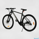 Велосипед Corso "Leroi" 27.5" LR-27488 рама алюмінієва 19``, обладнання L-TWOO 27 швидкостей, вилка MOMA, сірий з чорним - 3