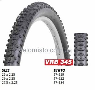 Покрышка Vee Rubber 26x2.25 (57-559) (VRB345) 22TPI