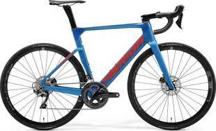 Велосипед шосейний 28" Merida REACTO 6000 glossy blue / matt blue(red) 2023