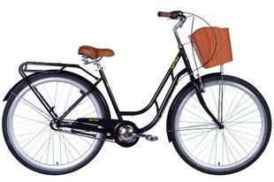 Велосипед ST 28" Dorozhnik RETRO PH рама-19" чорний 2024 крила, крило пер., крило зад., підніжка, дзвоник, корзина