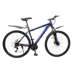 Велосипед CROSS Stinger 27.5" рама - 18", чорний-синій