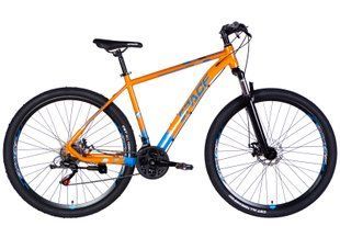 Велосипед 29" SPACE MERCURY DD FR, рама-20" алюминий, оранжево-синий