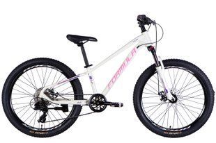 Велосипед AL 24" Formula THOR DD CS рама-12" бело-розовый 2026