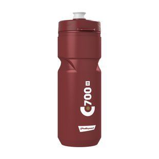 Фляга POLISPORT C700 700мл Clip-On бордовый/белый